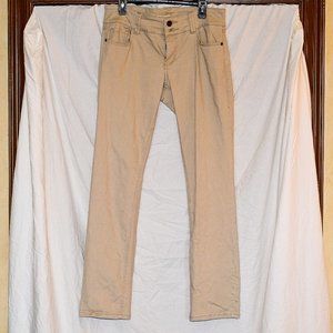 CAbi jeans, denim, tan size 10